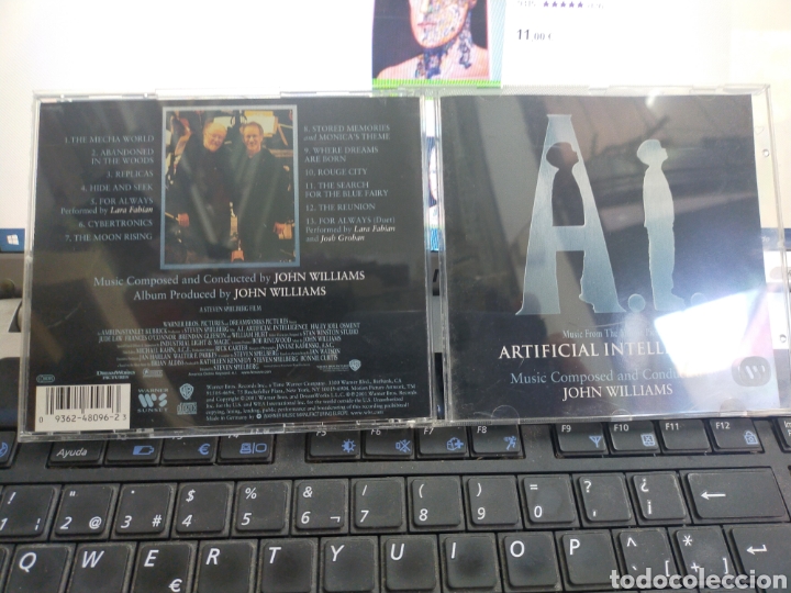 CDs de m&uacute;sica: Artificial intelligence CD b.s.o. John Williams 2001 - Foto 1