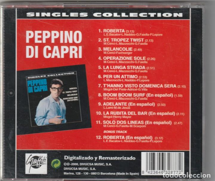 CDs de m&uacute;sica: PEPPINO DI CAPRI - SINGLES COLLECTION (CD GRAFFITI 2000) - Foto 2