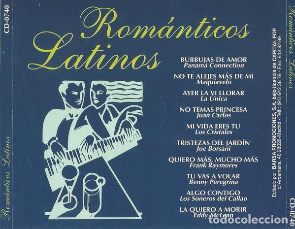 CDs de m&uacute;sica: Rom&aacute;nticos Latinos - CD - Foto 2