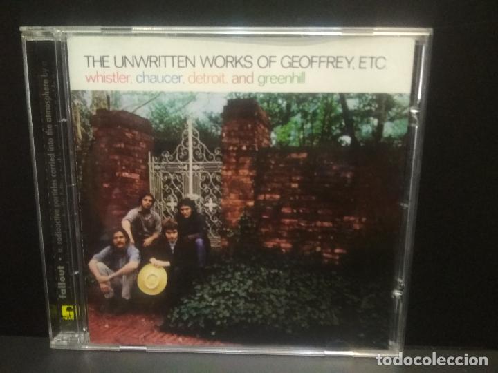 Music CDs: WISTLER,CHAUCER,DETROIT & GREENHILL THE UNWRITTEN WORKS OF GEOFFREY CD USA 2006 PDELUXE