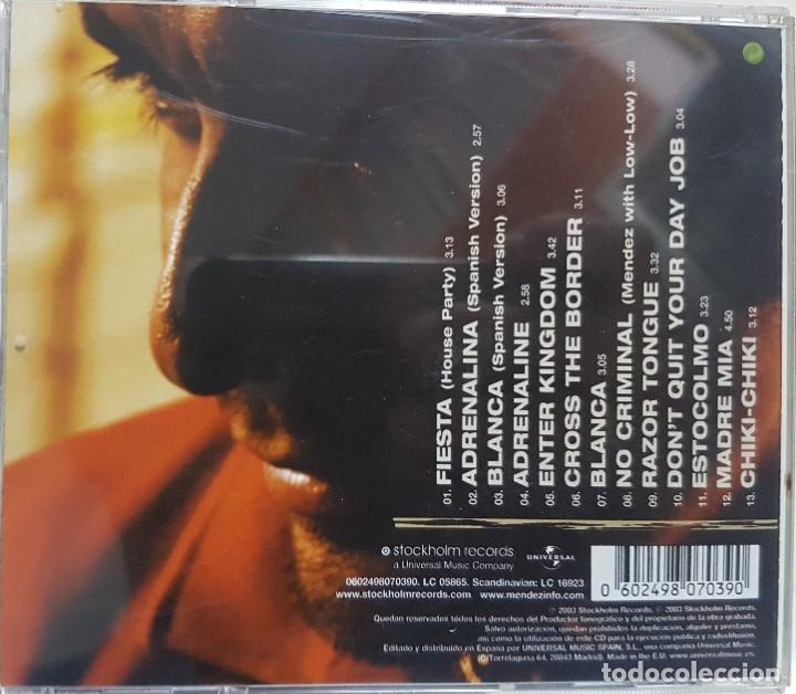 CDs de m&uacute;sica: Mendez - Adrenalina - 2003 - Foto 3