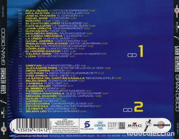 CDs de m&uacute;sica: Gran Hermano - Gran disco (2CD) vol.3 - Foto 2