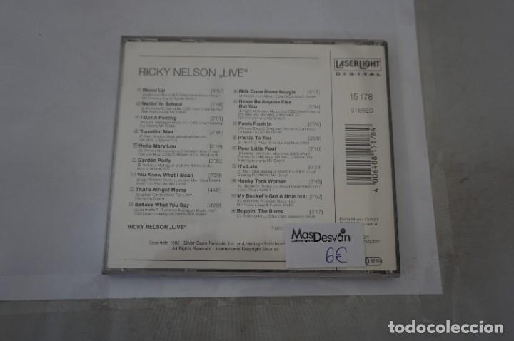 CDs de m&uacute;sica: CD - RICKY NELSON LIVE - Foto 3