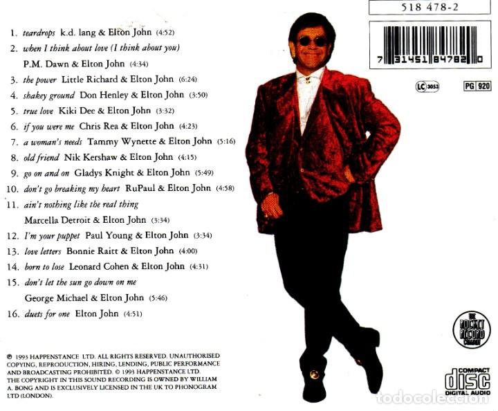CDs de m&uacute;sica: �R635 - ELTON JOHN. DUETS. CD. - Foto 2