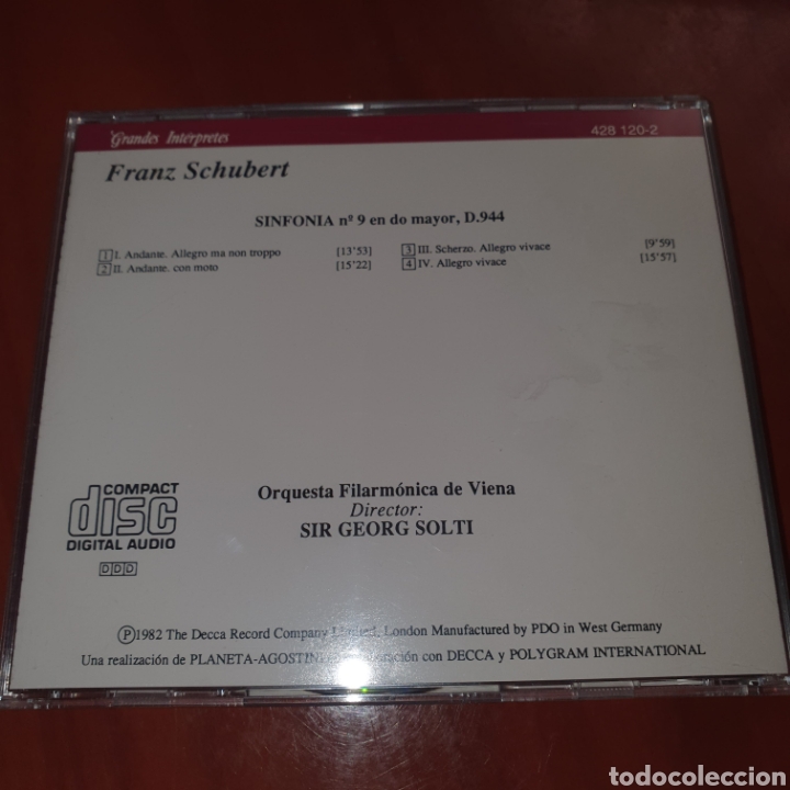 CDs de m&uacute;sica: Solti interpretar shuber - Foto 2