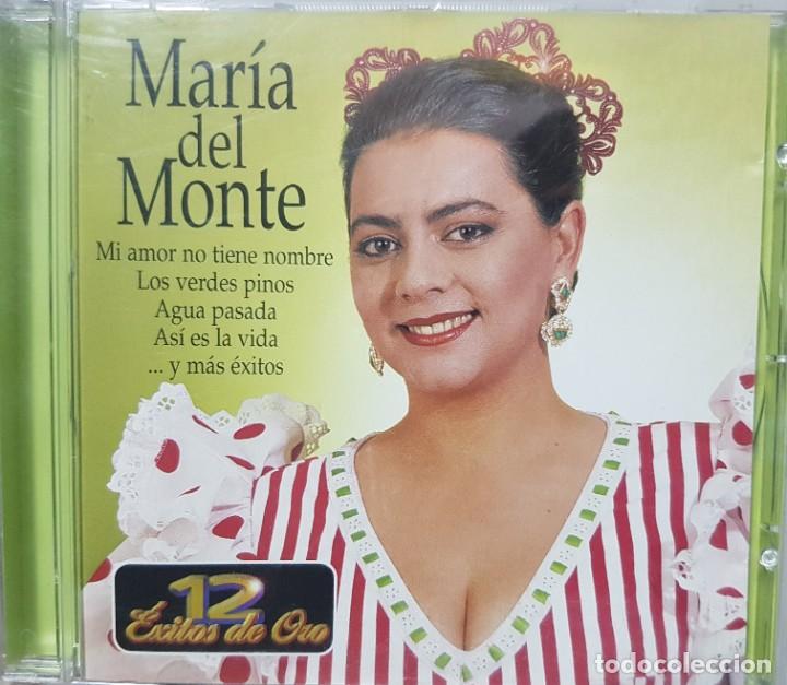 CDs de m&uacute;sica: Mar&iacute;a del Monte - 12 &eacute;xitos de oro - Rara edici&oacute;n Horus 2001 - Foto 1