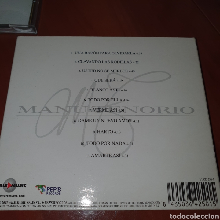 CDs de m&uacute;sica: Manuel tenorio blanco a&ntilde;il - Foto 2