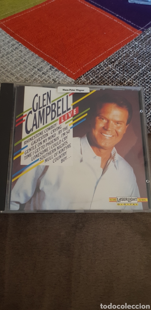 CDs de m&uacute;sica: CD GLEN CAMPBELL (LIVE) - Foto 1