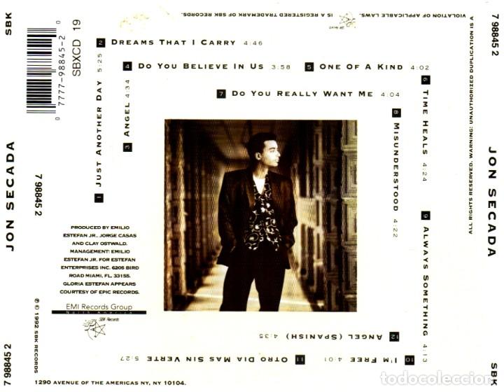 CDs de m&uacute;sica: �R447 - JON SECADA. JON SECADA. CD. - Foto 2