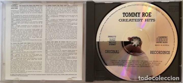 CDs de m&uacute;sica: tommy roe- GREATES HITS - Foto 3