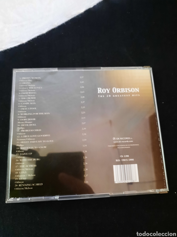 CDs de m&uacute;sica: Roy Orbison the greatest hits. - Foto 2