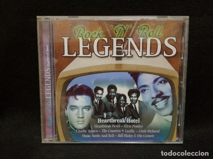 CDs de m&uacute;sica: CD - ROCK N ROLL LEGENDS - HEARTBREAK HOTEL - Foto 1