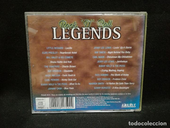 CDs de m&uacute;sica: CD - ROCK N ROLL LEGENDS - HEARTBREAK HOTEL - Foto 2