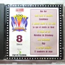 CDs de Música: CD MÚSICA DE CINE VOL. 8 , CLÁSICOS: BEN HUR CASABLANCA EL MAGO DE OZ LO QUE EL VIENTO SE LLEVO....
