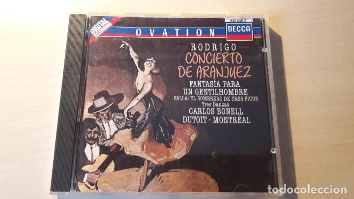 CDs de m&uacute;sica: RODRIGO. CONCIERTO DE ARANJUEZ. DUTOIT. DECCA. - Foto 1