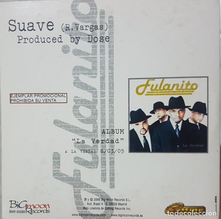 CDs de m&uacute;sica: Fulanito - Suave - CD promocional - 2005 - Foto 3