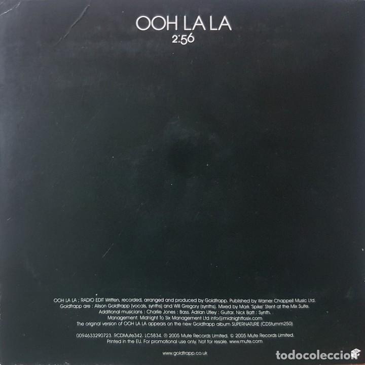 CDs de m&uacute;sica: Goldfrapp - Ohh la la - cd promocional - 2005 - Foto 2