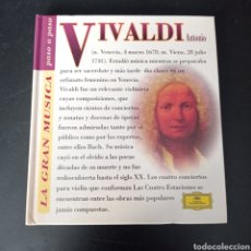 CDs de Música: VIVALDI ,LA GRAN MUSICA PASO A PASO . LIBRO Y CD. Lote 273745678