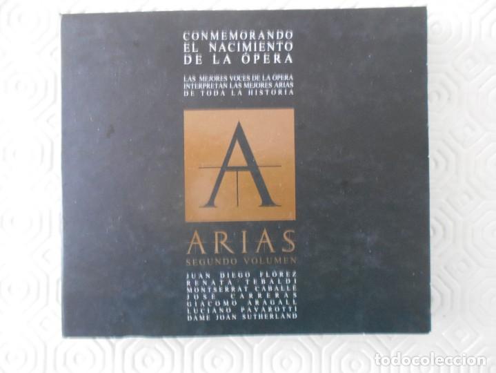CDs de Musique: CONMEMORANDO EL NACIMIENTO DE LA OPERA. ARIAS. SEGUNDO VOLUMEN. LAS MEJORES VOCES DE LA OPERA INTERP