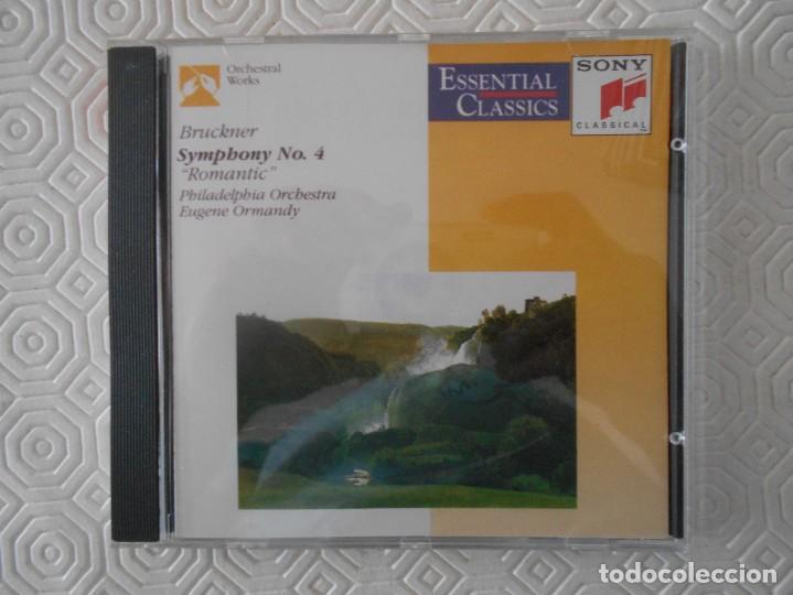 CDs de m&uacute;sica: BRUCKNER. SYMPHONY N&ordm; 4 ROMANTIC. PHILADELPHIA ORCHESTRA. EUGENE ORMANDY. COMPACTO SONY CLASSICAL. - Foto 1