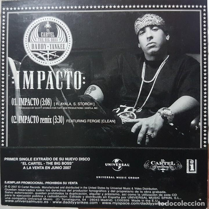 CDs de m&uacute;sica: Daddy Yankee - Impacto - Cd promocional - 2007 - Foto 2
