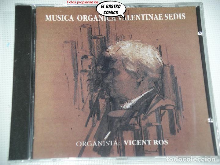 CDs de m&uacute;sica: Vicent Ros (organista), M&uacute;sica Organica Valentinae Sedis, CD precintado, Somagic, 1994, Val&egrave;ncia