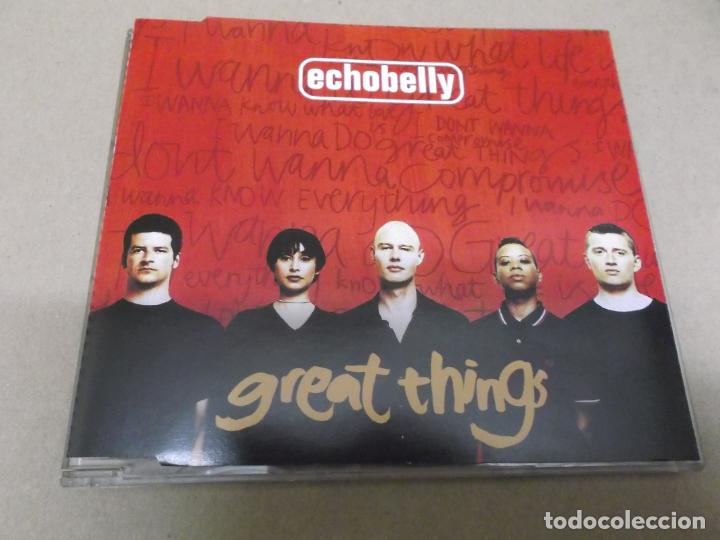CDs de m&uacute;sica: ECHOBELLY (CD/SINGLE) GREAT THINGS (4 TRACKS) A&Ntilde;O &ndash; 1995 - Foto 1