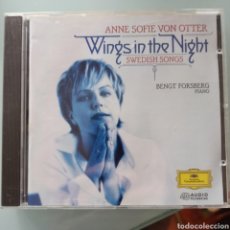 CDs de Música: ANNE SOFIE VON OTTER - WINGS IN THE NIGHT: SWEDISH SONGS (DEUTSCHE GRAMMOPHON, GERMANY, 1996)
