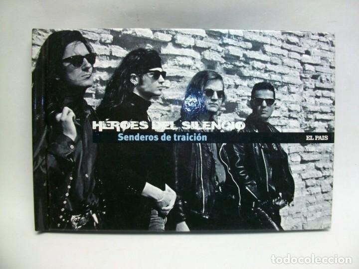 CDs de m&uacute;sica: HEROES DEL SILENCIO SENDEROS DE TRAICI&Oacute;N LIBRO + CD - Foto 1