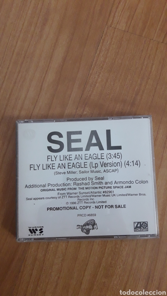 CDs de m&uacute;sica: BSO SPACE JAM. SEAL. FLY LIKE AN EAGLE - Foto 2