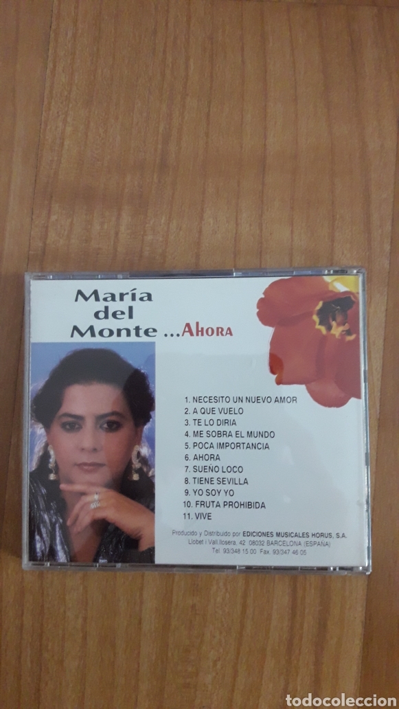 CDs de m&uacute;sica: MAR&Iacute;A DEL MONTE. AHORA - Foto 2