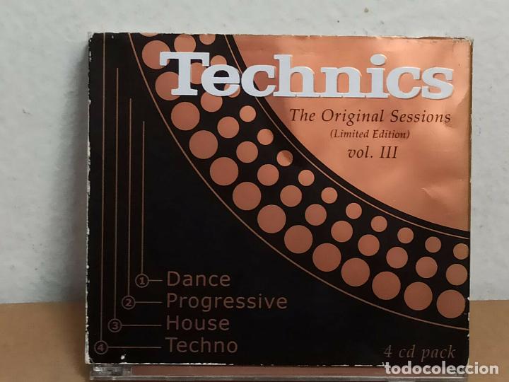 CDs de m&uacute;sica: TECHNICS THE ORIGINAL SESSIONS VOL III - 4 CD PACK (EST25) - Foto 1