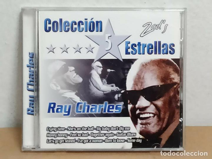 CDs de m&uacute;sica: RAY CHARLES - COLECCION 5 ESTRELLAS - 2 CD (EST22) - Foto 1