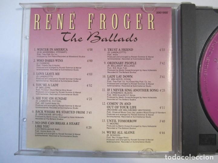 CDs de m&uacute;sica: CD, Ren&eacute; Froger, The Ballards - Foto 3