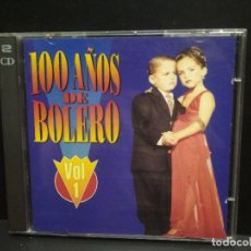 CDs de Música: 100 AÑOS DE BOLERO - VOL. 1- DOBLE CD 1995 - 18 BOLEROS - LUCHO GATICA ROCIO JURADO .. PEPETO. Lote 274637523