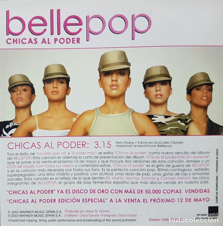 CDs de m&uacute;sica: Bellepop - Chicas al poder - cd promocional - warner music 2003 - Foto 2