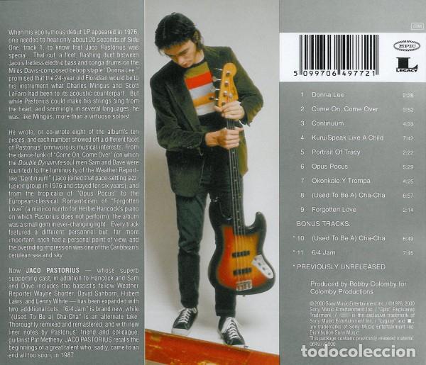 CDs de m&uacute;sica: Jaco Pastorius - CD - Foto 2