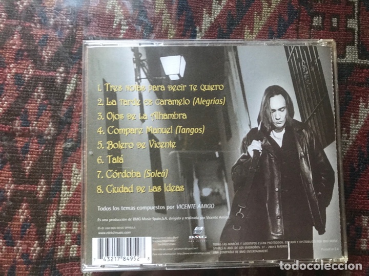 CDs de m&uacute;sica: Ciudad de las ideas. Vicente Amigo - Foto 2