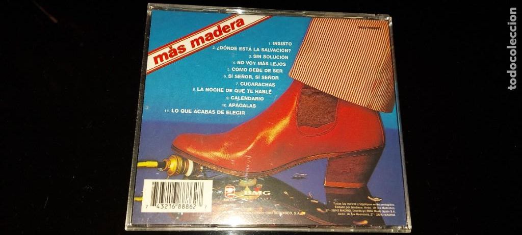 CDs de m&uacute;sica: CD LE&Ntilde;O MAS MADERA SERDISCO A&Ntilde;O 1999 - Foto 2