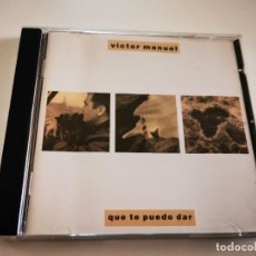 CDs de Música: VICTOR MANUEL QUE TE PUEDO DAR CD ALBUM DEL AÑO 1988 ANA BELEN 12 TEMAS RARO CON CODIGO BARRAS