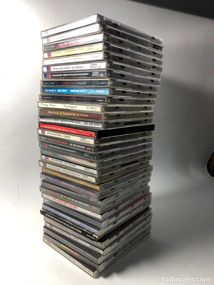 CDs de M&uacute;sica: 33 CD&acute;S DE LOS ROLLING STONES ORIGINALES + 4 RESGUARDOS DE ENTRADAS A SUS CONCIERTOS ● KB0121