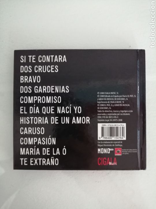 CDs de m&uacute;sica: CD DIEGO EL CIGALA. DOS L&Aacute;GRIMAS - Foto 2