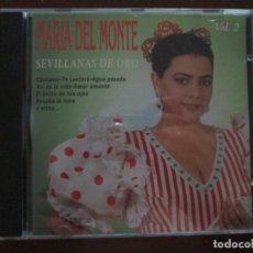 CDs de Música: SEVILLANAS MARIA DEL MONTE. Lote 275454738