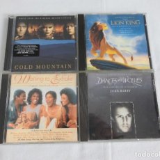 CDs de Música: LOTE 4 CD BANDAS SONORAS- ESPERANDO UN RESPIRO,BAILANDO CON LOBOS,EL REY LEON, COLD MOUNTAIN