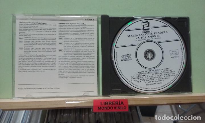 CDs de m&uacute;sica: M&ordf; Dolores Pradera. A mis amigos - CD - Foto 2