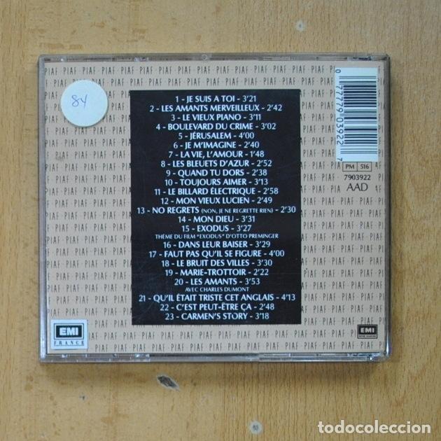 CDs de m&uacute;sica: EDITH PIAF - PIAF VOLUME 8 - CD - Foto 2