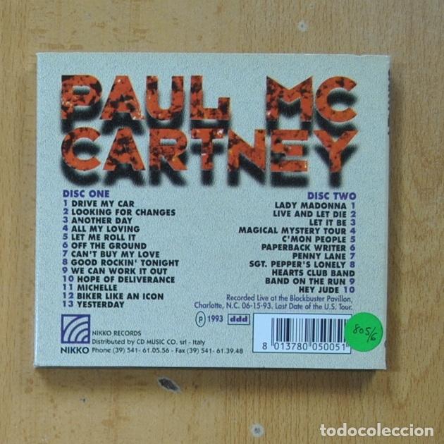 CDs de m&uacute;sica: PAUL MCCARTNEY - OUT IN THE CROWD - 2 CD - Foto 2