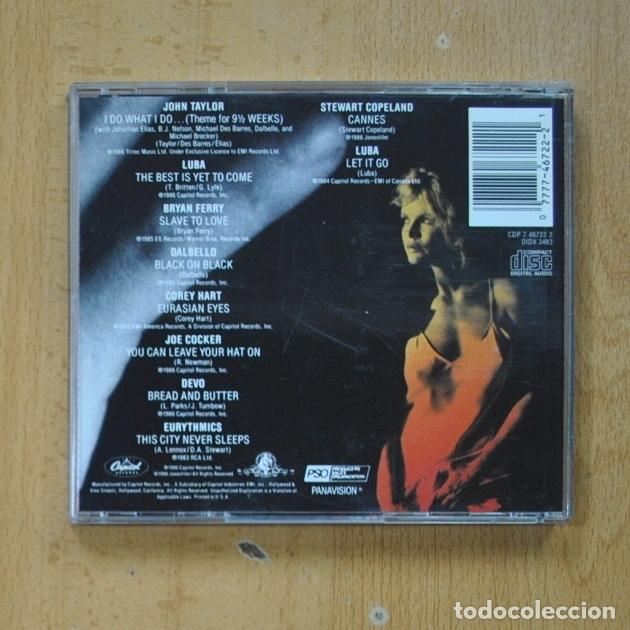 CDs de m&uacute;sica: VARIOS - 9 1 / 2 WEEKS - CD - Foto 2