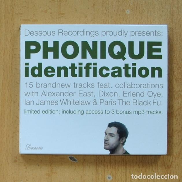 CDs de m&uacute;sica: PHONIQUE - IDENTIFICATION - CD - Foto 1