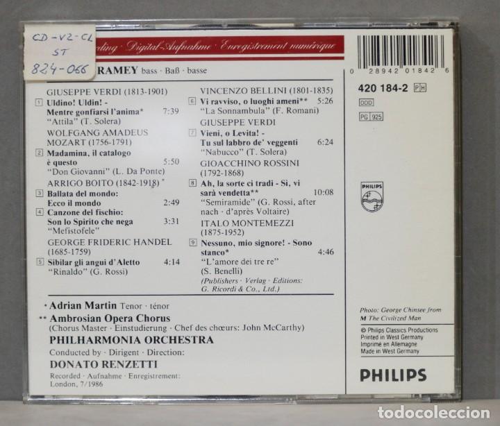 CDs de m&uacute;sica: CD. OPERA ARIAS. RAMEY. RENZETTI - Foto 2
